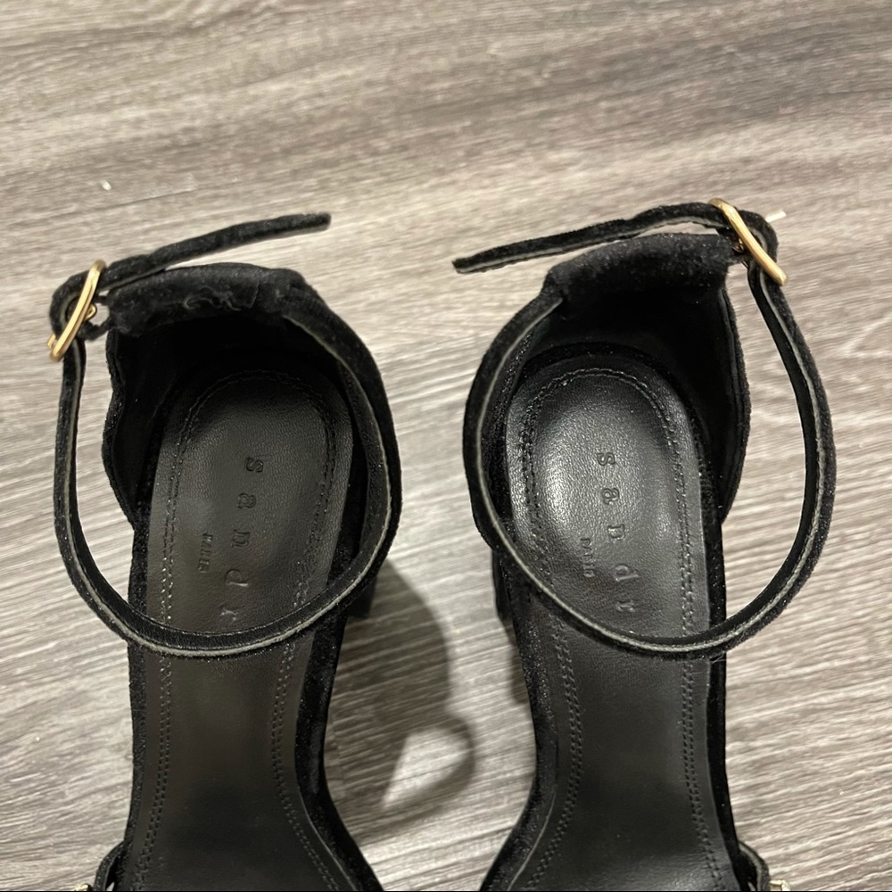 Sandro Crystal Embellishments Sandals - Picture 2 of 7